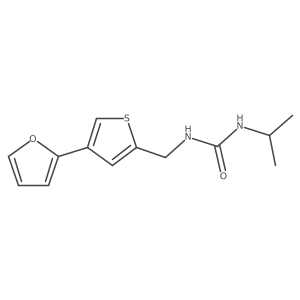 1-{[4-(Furan-2-yl)thiophen-2-yl]methyl}-3-(propan-2-yl)urea Structure