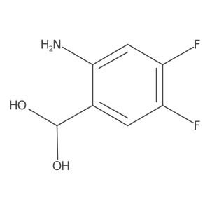 (2-Amino-4,5-difluorophenyl)methanediol结构式