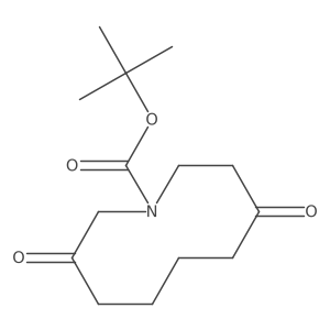 tert-butyl 3,8-dioxoazecane-1-carboxylate Structure