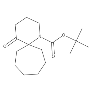 Tert-butyl 5-oxo-1-azaspiro[5.6]dodecane-1-carboxylate Structure