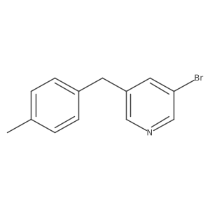 3-Bromo-5-(4-methylbenzyl)pyridine Structure