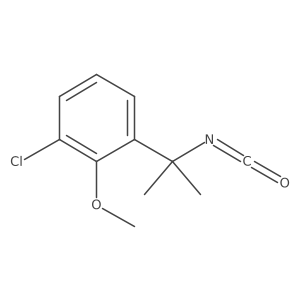 1-Chloro-3-(2-isocyanatopropan-2-yl)-2-methoxybenzene Structure