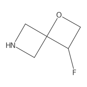 3-Fluoro-1-oxa-6-azaspiro[3.3]heptane结构式