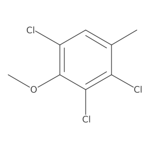 1,3,4-Trichloro-2-methoxy-5-methylbenzene结构式