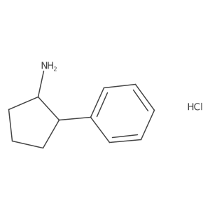 cis-2-Phenylcyclopentylamine hydrochloride Structure