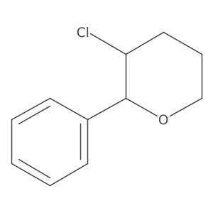 (2S,3R)-3-Chloro-2-phenyloxane结构式