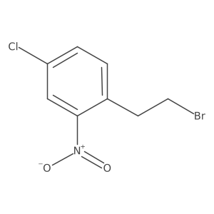 1-(2-Bromo-ethyl)-4-chloro-2-nitro-benzene结构式