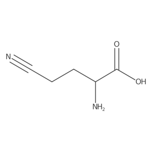 (S)-2-Amino-4-cyanobutyric acid Structure