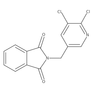 2-(5,6-Dichloro-pyridin-3-ylmethyl)-isoindole-1,3-dione Structure
