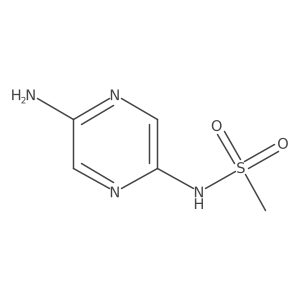 N-(5-amino-pyrazin-2-yl)-methanesulfonamide Structure