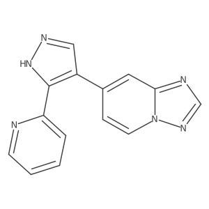 7-(3-Pyridin-2-yl-1h-pyrazol-4-yl)-[1,2,4]triazolo[1,5-a]pyridine结构式