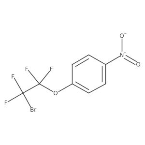 1-(2-Bromo-1,1,2,2-tetrafluoroethoxy)-4-nitrobenzene结构式