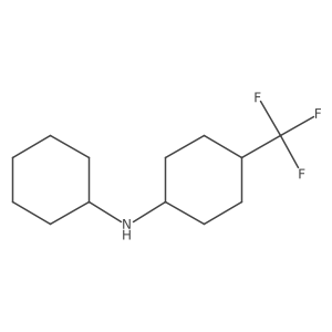 N-cyclohexyl-4-(trifluoromethyl)cyclohexan-1-amine结构式