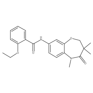 2-ethoxy-N-(3,3,5-trimethyl-4-oxo-2,3,4,5-tetrahydrobenzo[b][1,4]oxazepin-8-yl)benzamide Structure