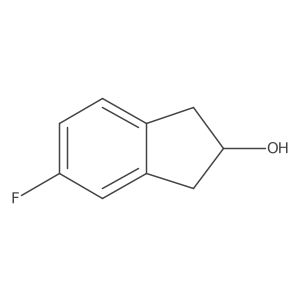 5-Fluoro-2,3-dihydro-1H-inden-2-ol Structure