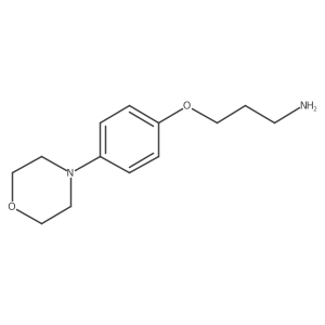 3-[4-(Morpholin-4-yl)phenoxy]propan-1-amine Structure