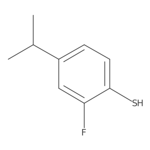 2-Fluoro-4-(1-methylethyl)benzenethiol Structure