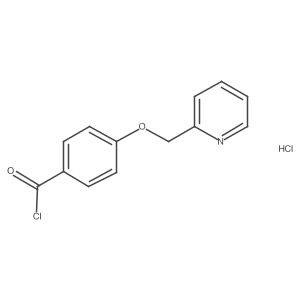 4-(Pyridin-2-ylmethoxy)benzoyl chloride hydrochloride结构式