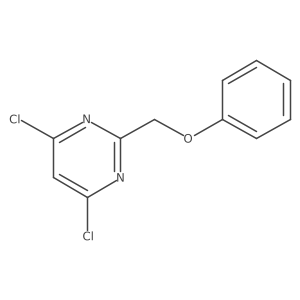 4,6-Dichloro-2-(phenoxymethyl)pyrimidine Structure