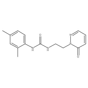 1-(2,4-dimethylphenyl)-3-(2-(6-oxopyridazin-1(6H)-yl)ethyl)urea Structure