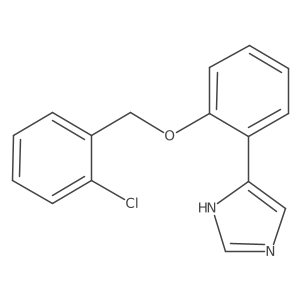 5-[2-[(2-chlorophenyl)methoxy]phenyl]-1H-imidazole Structure