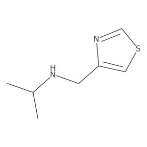 (Propan-2-yl)(1,3-thiazol-4-ylmethyl)amine结构式
