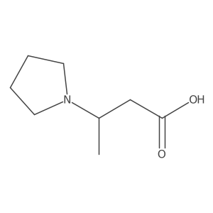 3-(Pyrrolidin-1-yl)butanoic acid Structure