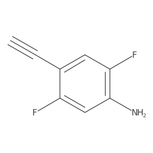4-Amino-2,5-difluorophenylacetylene Structure