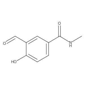 3-Formyl-4-hydroxy-N-methylbenzamide结构式