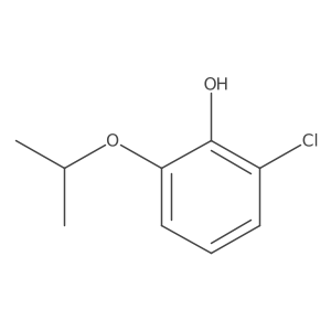 2-Chloro-6-(propan-2-yloxy)phenol结构式