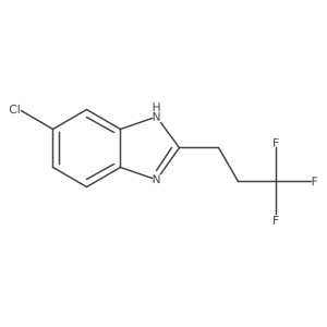 6-chloro-2-(3,3,3-trifluoropropyl)-1H-benzimidazole Structure