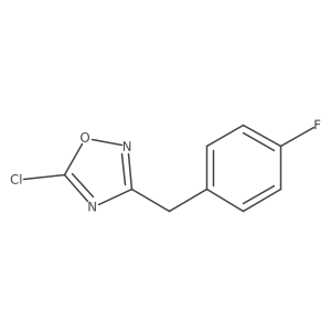5-Chloro-3-[(4-fluorophenyl)methyl]-1,2,4-oxadiazole Structure