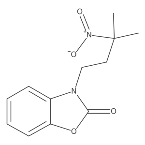 3-(3-methyl-3-nitro-butyl)-3H-benzoxazol-2-one Structure