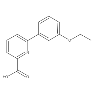 6-(3-Ethoxyphenyl)picolinic acid Structure