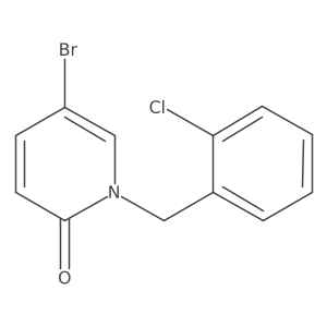 5-bromo-1-(2-chlorobenzyl)pyridin-2(1H)-one Structure