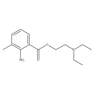2-(Diethylamino)ethyl 2-amino-3-methylbenzoate结构式
