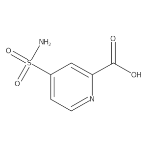 4-(Aminosulfonyl)-pyridine-2-carboxylic acid Structure