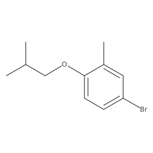 4-Bromo-2-methyl-1-(2-methylpropoxy)benzene结构式