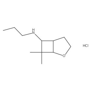 7,7-dimethyl-N-propyl-2-oxabicyclo[3.2.0]heptan-6-amine hydrochloride结构式
