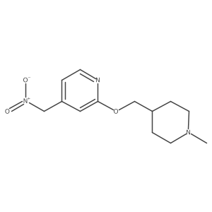 2-[(1-Methylpiperidin-4-yl)methoxy]-4-(nitromethyl)pyridine Structure