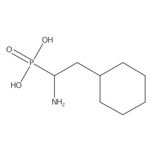 (1-Amino-2-cyclohexylethyl)phosphonic acid Structure