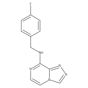 n-(4-Fluorobenzyl)-[1,2,4]triazolo[4,3-a]pyrazin-8-amine Structure