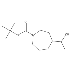 Tert-butyl 4-(1-hydroxyethyl)azepane-1-carboxylate Structure