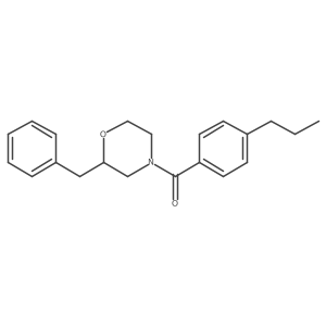 (2-Benzylmorpholino)(4-propylphenyl)methanone结构式