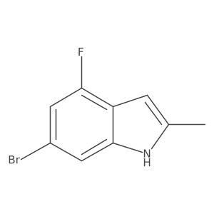 6-bromo-4-fluoro-2-methyl-1H-indole Structure