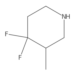 4,4-Difluoro-3-methylpiperidine Structure