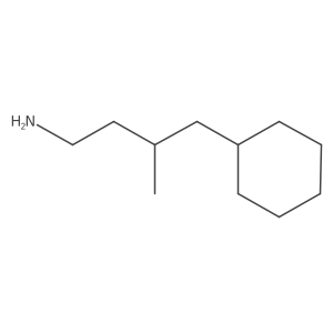 4-Cyclohexyl-3-methylbutan-1-amine结构式