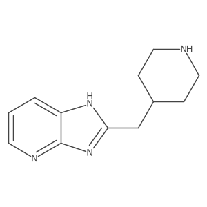2-(piperidin-4-ylmethyl)-3H-imidazo[4,5-b]pyridine Structure