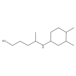 4-[(3,4-Dimethylcyclohexyl)amino]pentan-1-ol结构式