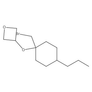 3-{[1-(Bromomethyl)-4-propylcyclohexyl]oxy}oxetane结构式